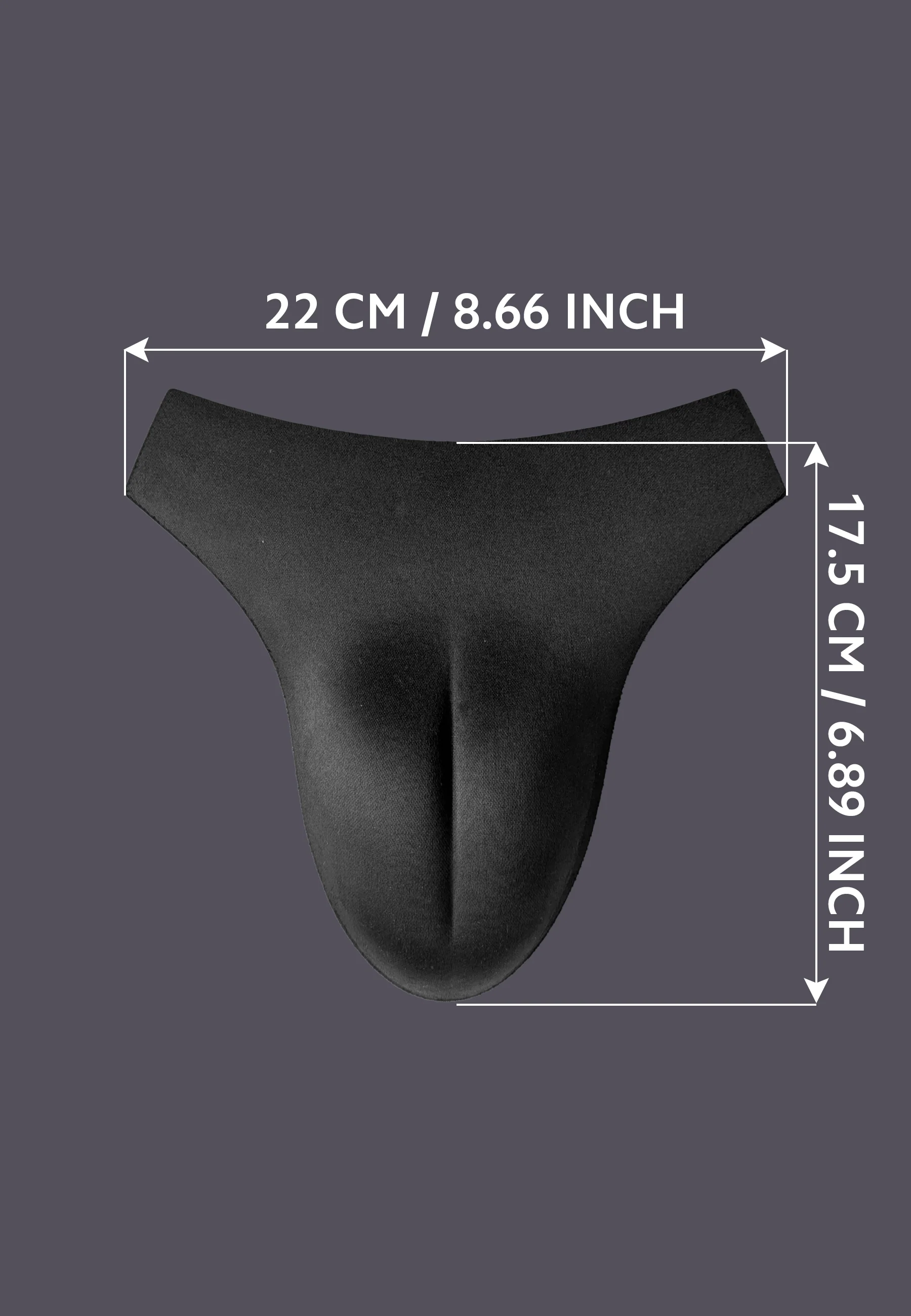 Foam Vulva Padding black - Image 3