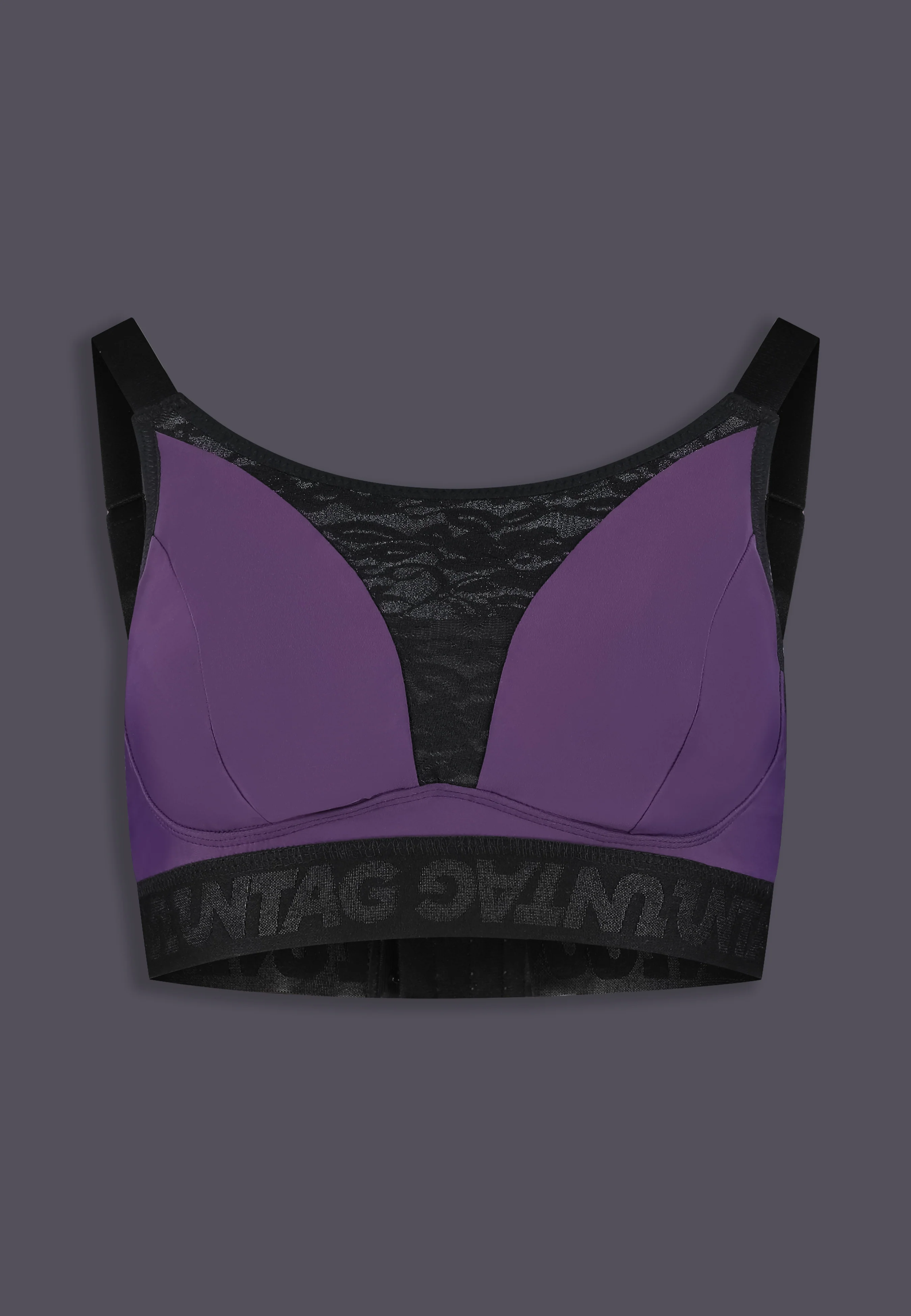 Signature Bralette plum - Image 3