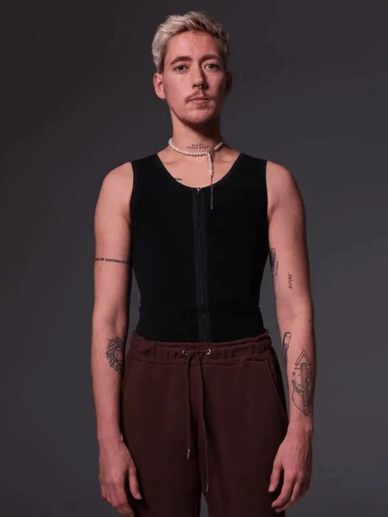 Singlet Binder Zipper black - Image 14